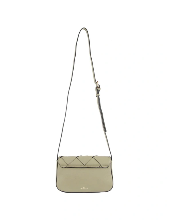 Ladies Woven Fashion Cross-Body Bag in Mint, hi-res image number null
